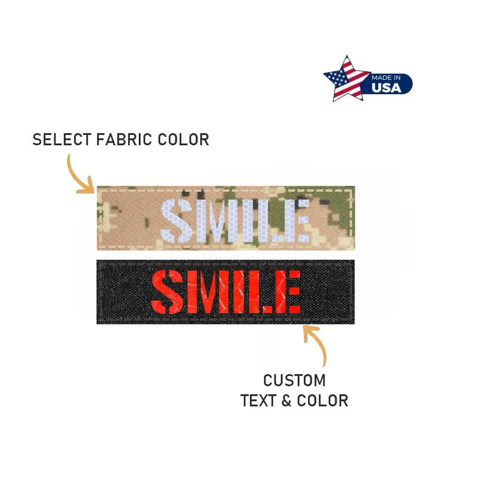Custom Nametape Patch 1x1" | Laser Cut Patch with Hook Fastener | Your Custom Text - Image 3