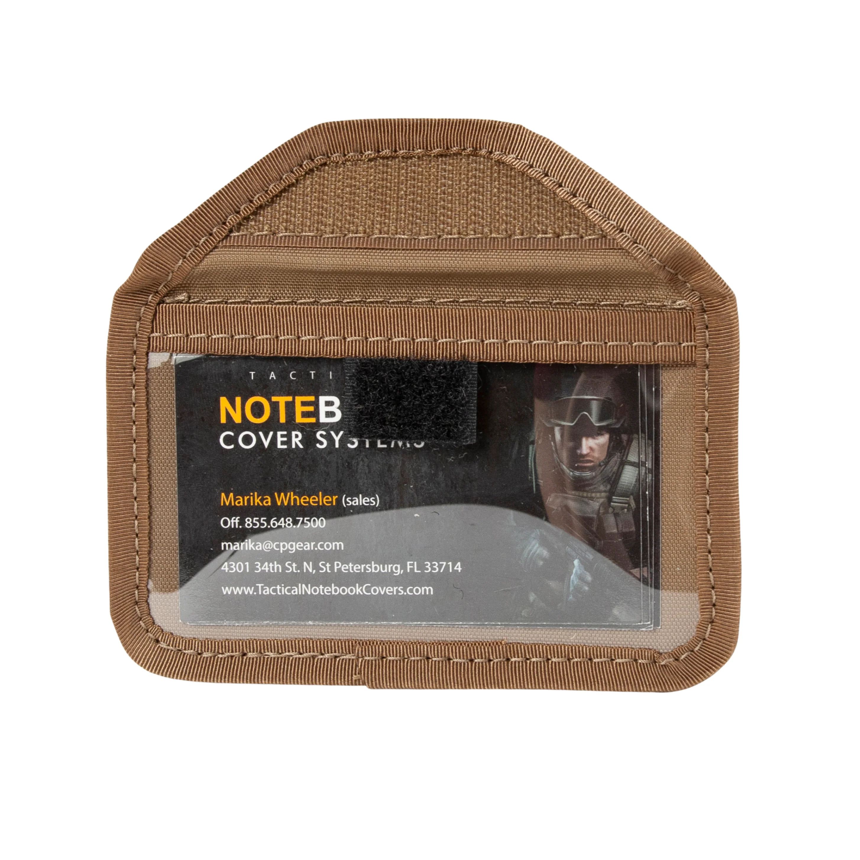 Detachable Business Card Pouch, See-Thru front - Image 4