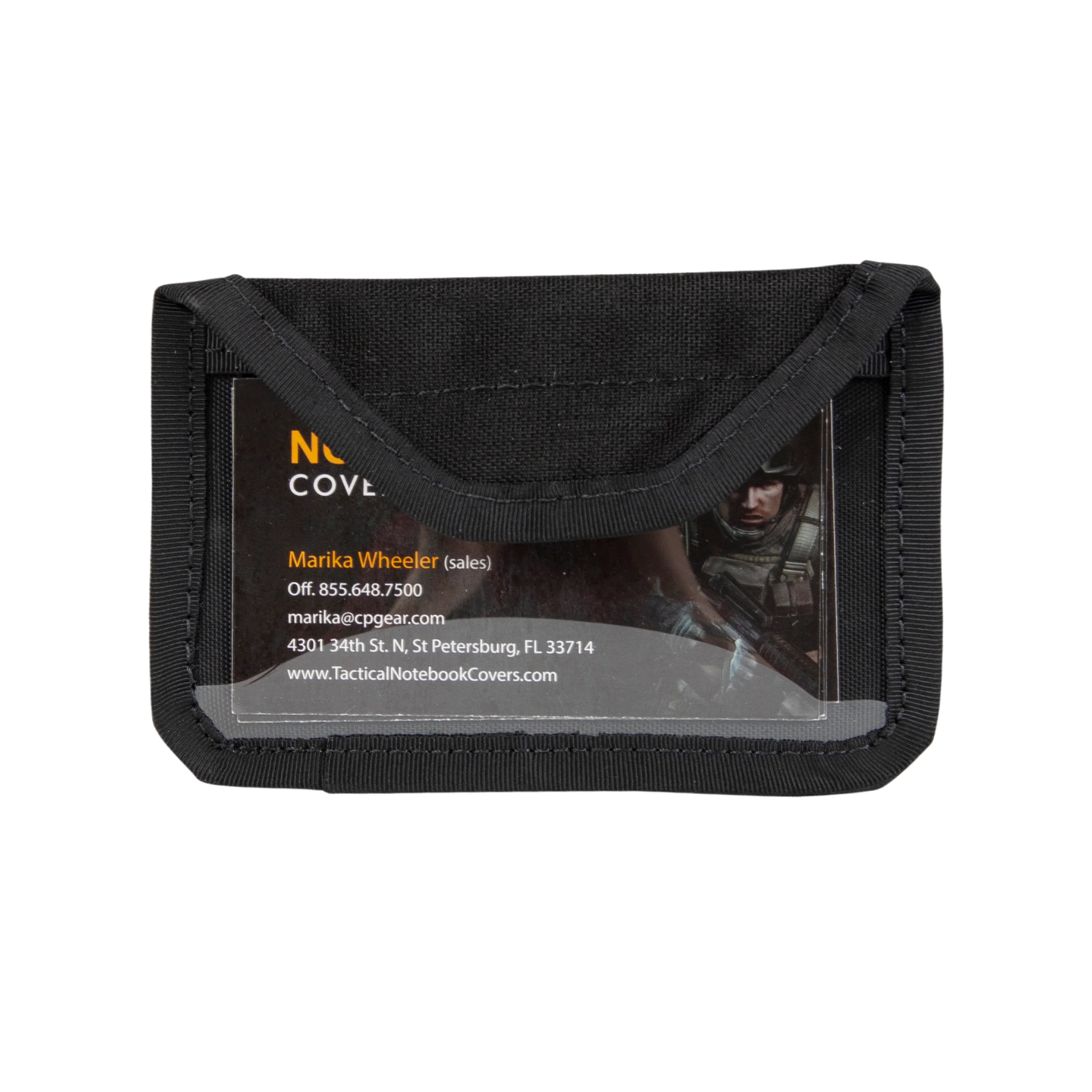 Detachable Business Card Pouch, See-Thru front - Image 7