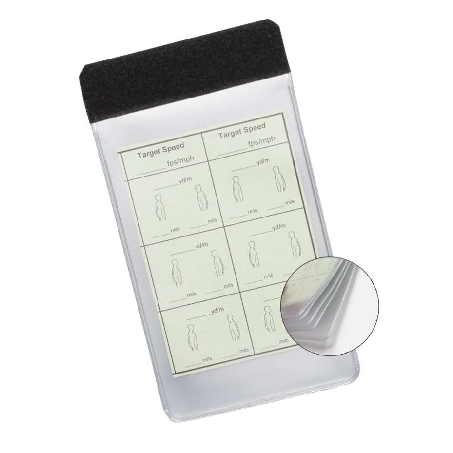 Detachable Vinyl Checklists (for 3x5" Paper), 5 pages/10 views, stackable - Image 2