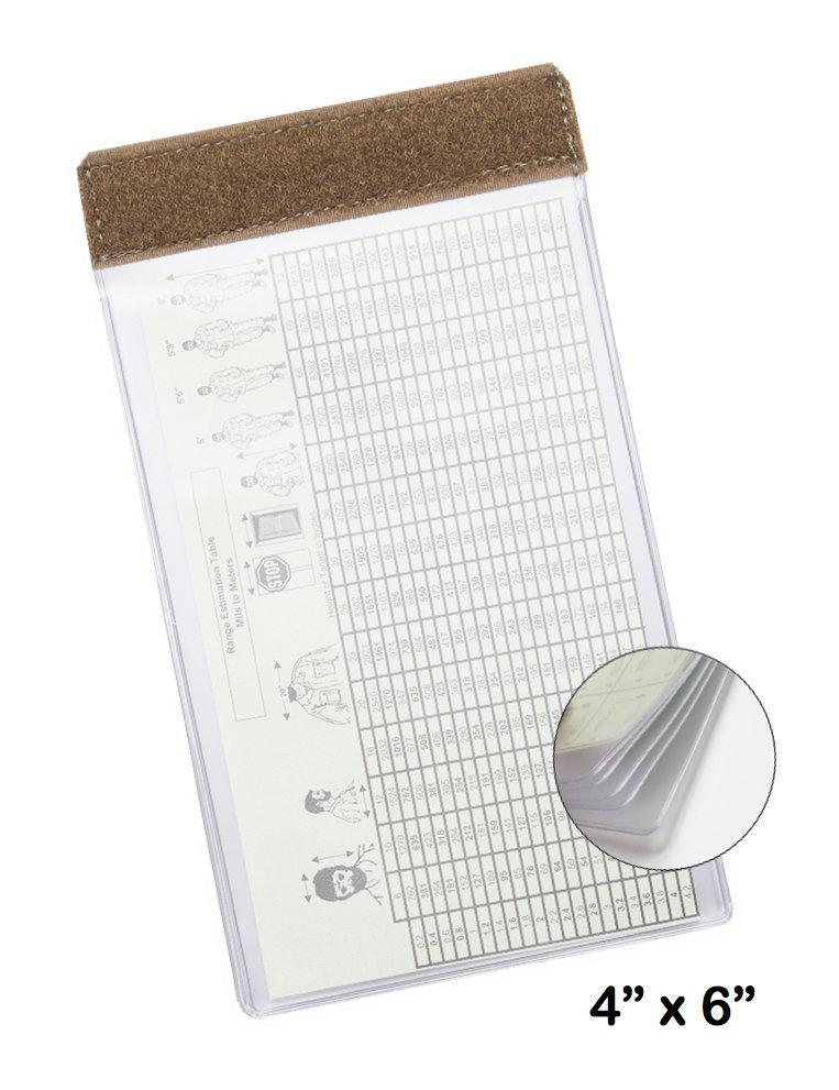 Detachable Vinyl Checklists (for 4x6" Paper), 5 pages/10 views, stackable