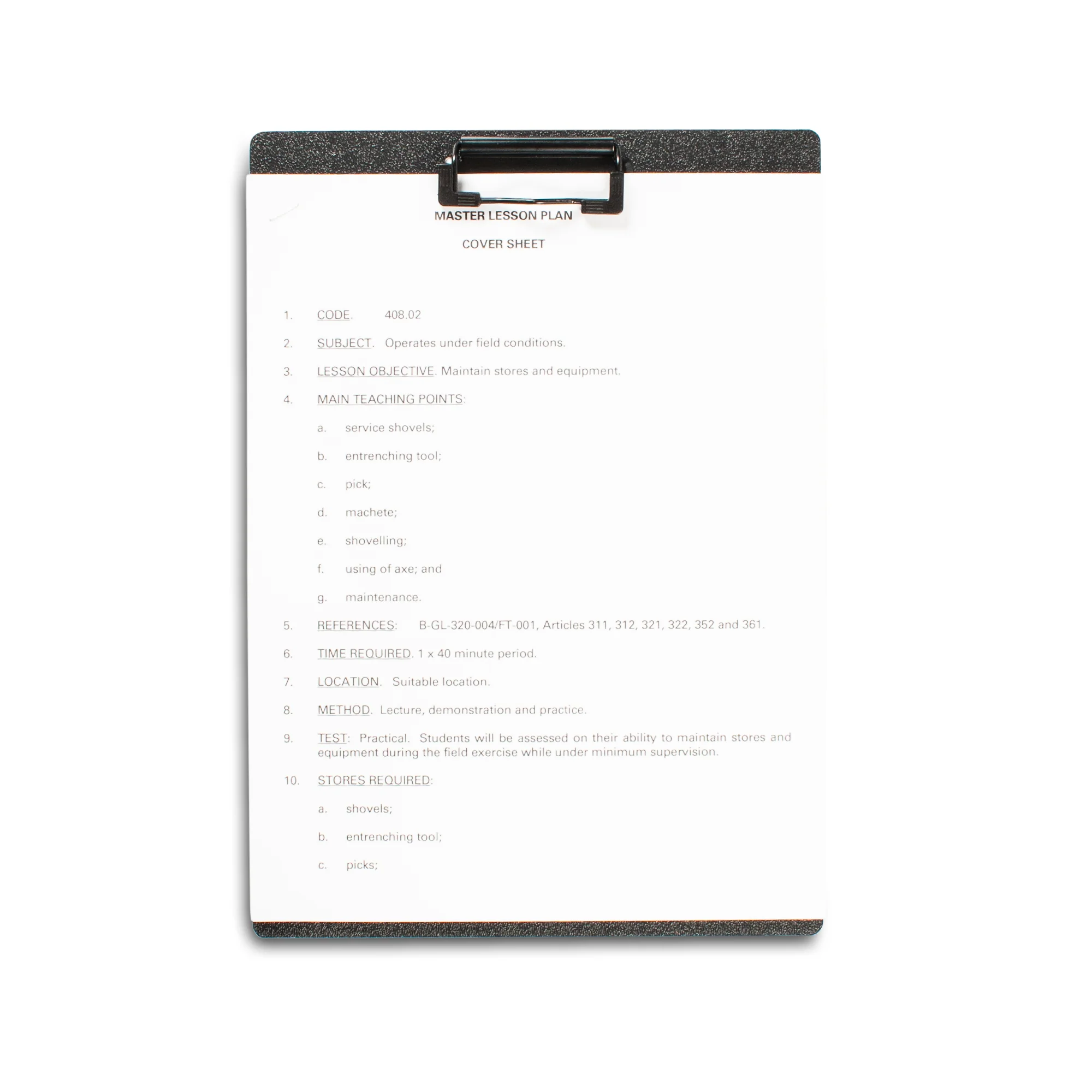 Detachable Mini Clipboard (For Letter Size paper) - Image 2