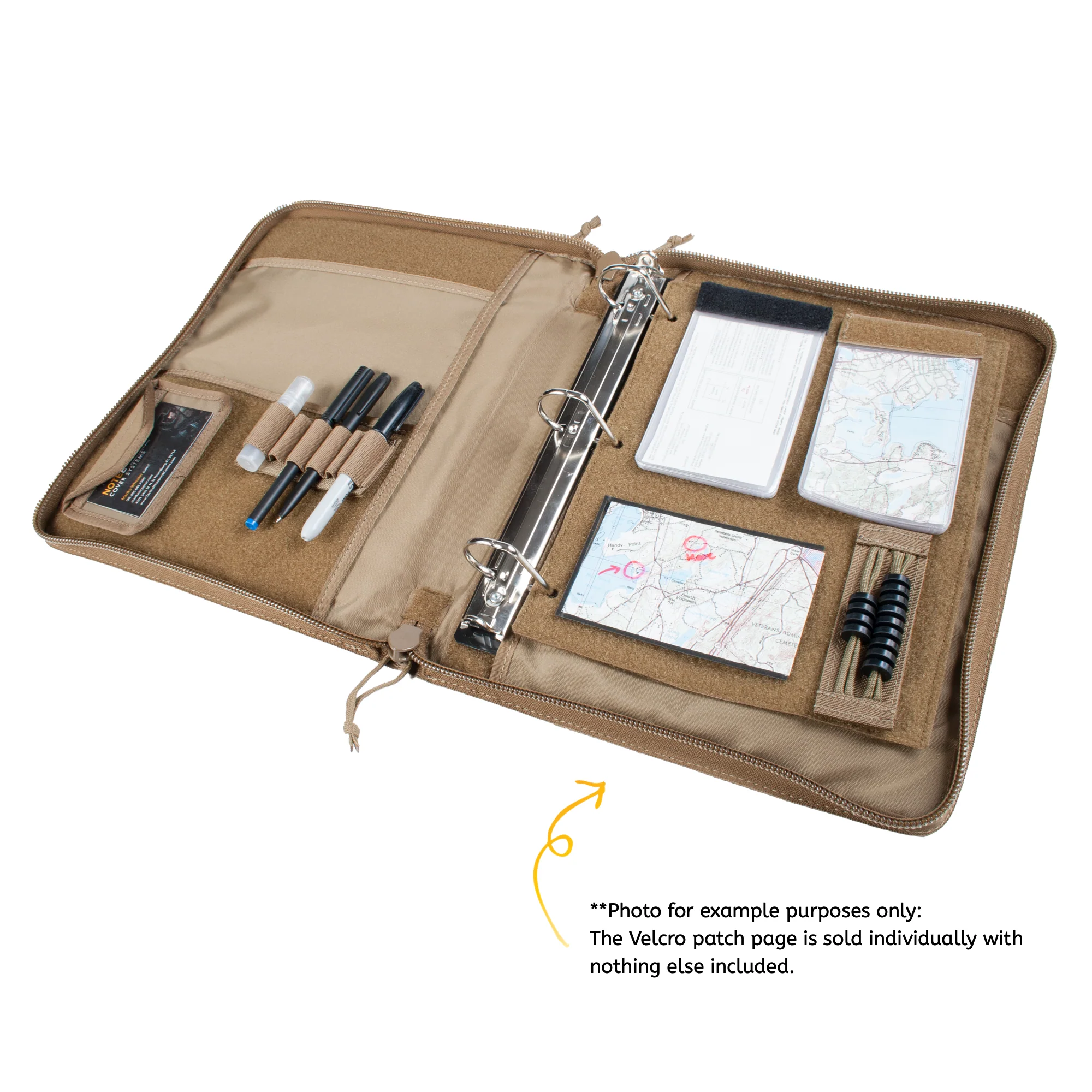 Double-sided Loop Fastener Patch Pages, fits a 3-Ring Binder - Image 5