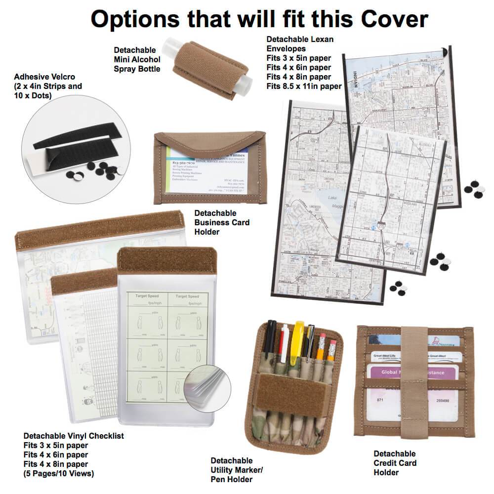 Tactical Admin Notebook Cover System WITH Map Case - Image 3